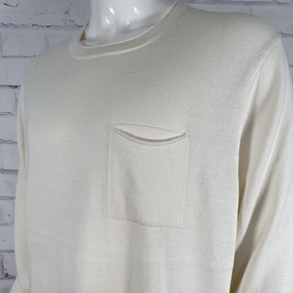 Long Wharf Sweater Men's XL Pullover Sweatshirt Newport SeaWell Pocket Crew NWT